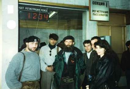 Búcsú a grozniji reptéren...